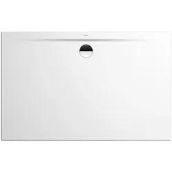 Kaldewei SUPERPLAN ZERO Duschfläche extraflach, alpinweiß, 800x1200x20 mm, bodeneben, seitlicher Ablauf