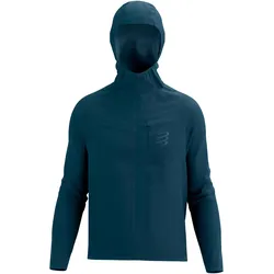 Compressport, Herren, Laufjacke, Tempest Waterproof Jacket M (S), Blau, S