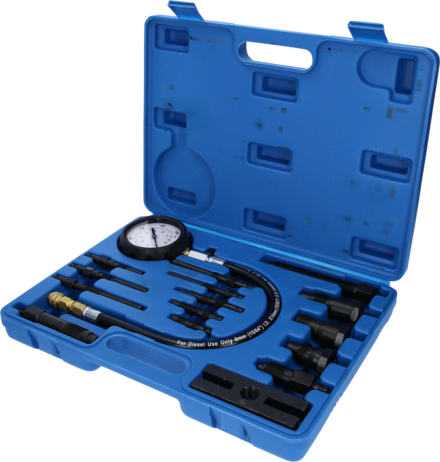 Brilliant Tools Kompressionswerkzeug, Steckverbinder Kompressionstester-Satz Für Diesel Motoren, 18-Tlg Bt581000
