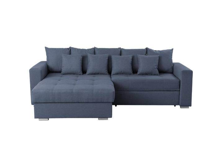 ECKSOFA Flavio Blau S: 165x265cm
