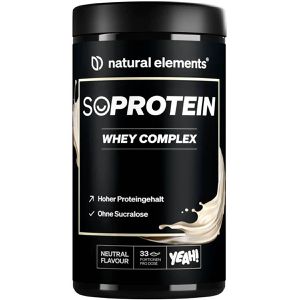 natural-elements Proteinpulver SOPROTEIN Whey Complex, 1 kg, 25 g Protein je Portion (30 g), Neutral