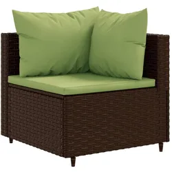 vidaXL, Gartenlounge, Linmisar (3x Eckteil + 3x Mittelteil)