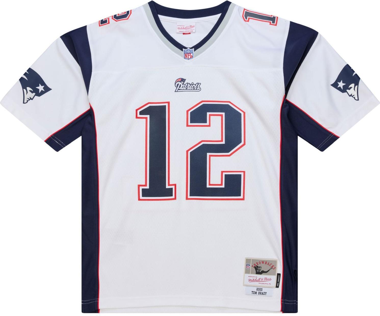 Mitchell & Ness Jersey NFL New England Patriots Tom Brady 2000 white M