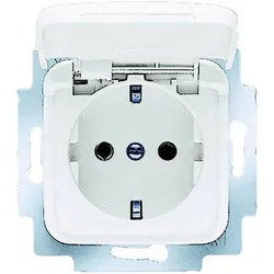 Busch-Jaeger, Steckdose, Einsatz Schutzkontakt-Steckdose Reflex SI, Reflex SI Linear Alpin