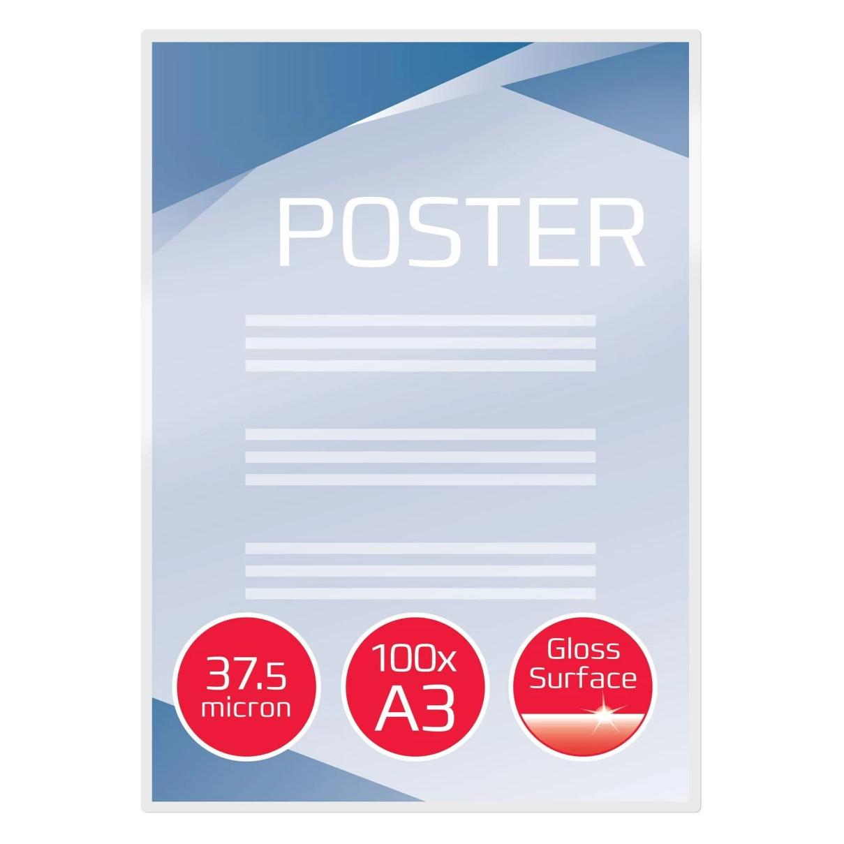 GBC DOCUMENT POUCH - Heisslaminier-Folientaschen (A3, 200 Stk., 75 µm) (3745104)