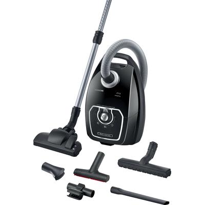SIEMENS Bodenstaubsauger "Z7.0 VSZ7X500, ideal für Allergiker, Hygiene-Filter, extrem leise", schwarz, B:32cm H:27,5cm T:48cm, Bodenstaubsauger, Bodendüse für Parkett, Teppich, Fliesen, 15m Aktionsradius, schwarz