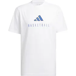 adidas Worldwide Hoops Logo Performance Graphic T-Shirt Herren JI9033 - white S