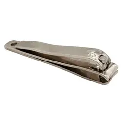 PFEILRING Nagelknipser mit Nagelfang für unterwegs, vernickelt, 8cm