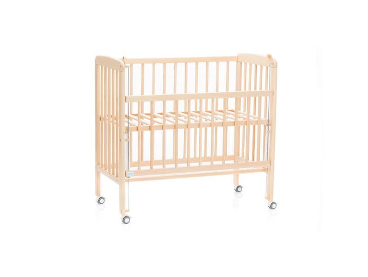 Fillikid Beistellbett Nino, Natur, Holz, Buche, 94x69x85 cm, Handmade in Europe, Babymöbel, Babybetten, Beistellbetten