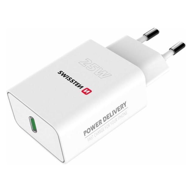 Swissten Travel Charger (25 W, 1 Port) (22060300ECO)