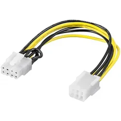 GOOBAY Int.Stromkabel PCIe 6Pin->8Pin