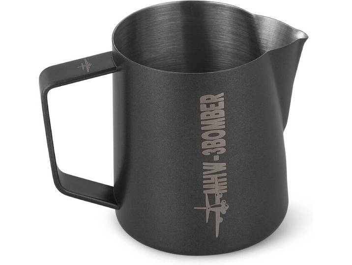 MHW-3BOMBER P5032B-OS Pichet à vapeur en acier inoxydable noir mat - 400 ml