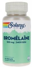 Solaray Bromelaïne - 500 mg - Apportant 2400 Gdu - 60 Caps Vég - Boîte 60 capsules