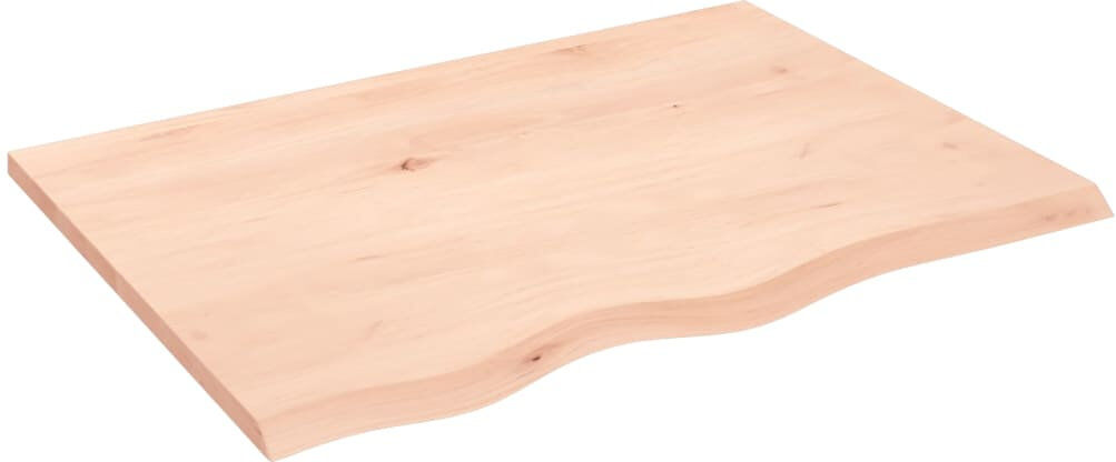 Alpen Home Flagstaff Oak Solid Wood Floating Shelf Brown 2cm H x 80cm W x 60cm D