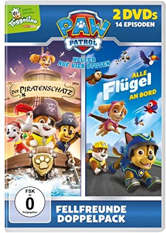 Paw Patrol: Der Piratenschatz & Paw Patrol: Alle Flügel an Bord [2 DVDs] - Preis vom 11.10.2026 03:10:56 h