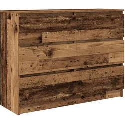 vidaXL Sideboard Altholz-Optik 100x35x76 cm Holzwerkstoff