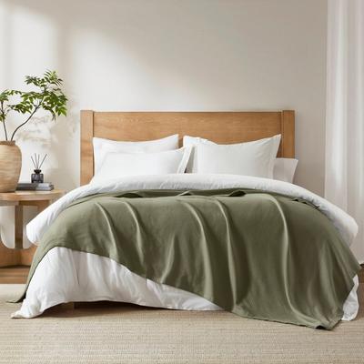 Madison Park Liquid Cotton 100% Cotton Breathable Woven Blanket