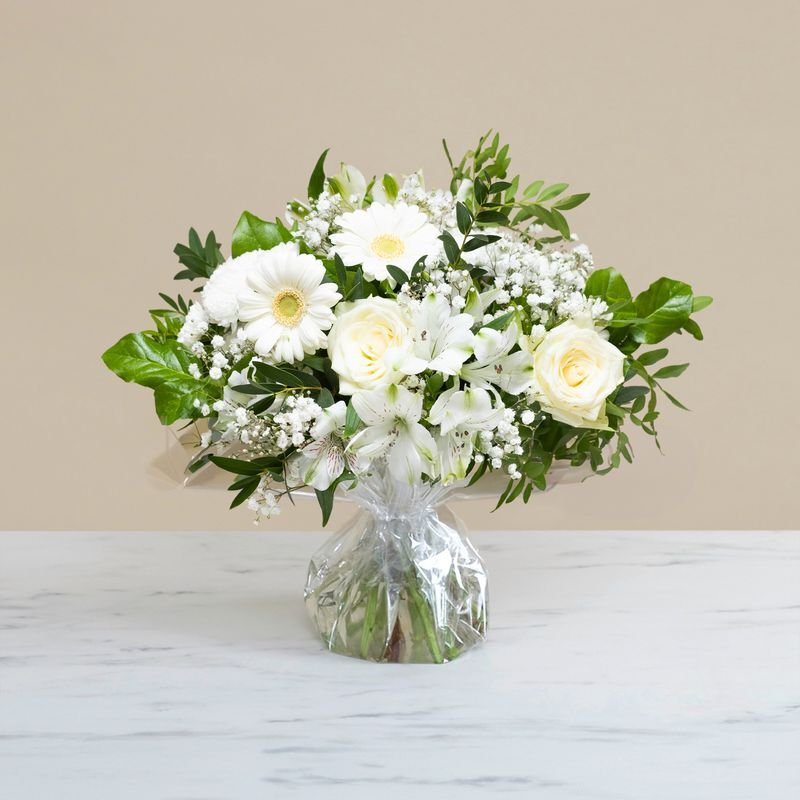 Bouquet enterrement avec bulle d'eau : Eclosion d'espoir - Interflora