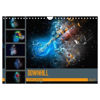 Downhill Explosion (Wandkalender 2027 DIN A4 quer), CALVENDO Monatskalender