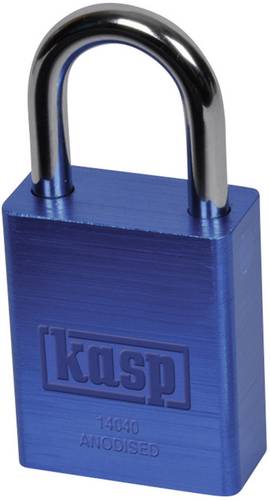 KASP K14040BLUD Vorhängeschloss 38mm verschieden schließend Blau