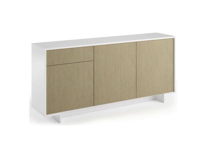 Buffet bois blanc nobilité 170x42x78h cm
