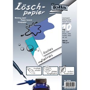 Folia Löschpapier 8599, A4, 10 Blatt, 120g/m², weiß