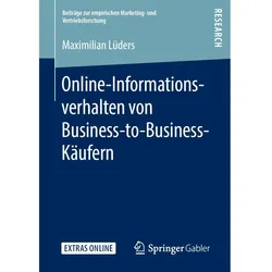 Online-Informationsverhalten von Business-to-Business-Käufern, Fachbücher von Maximilian Lüders