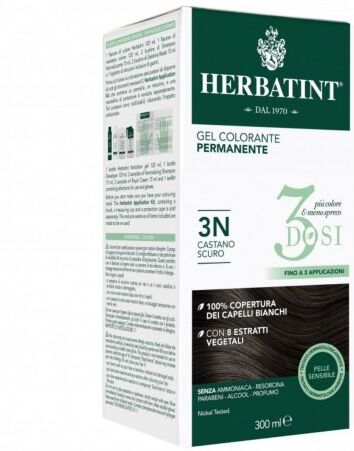 Herbatint Tintura Per Capelli Gel Colorante 3dosi 3n 300ml