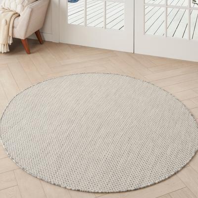 Nourison Courtyard Indoor/Outdoor Modern Geometric Area Rug