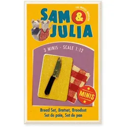 Sam & Julia Miniatur-Brotschneide Set 1:12