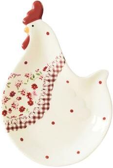 STP Goods "Easter Chicken-Shaped Ceramic Serving Dish - 9"" (23 cm)"