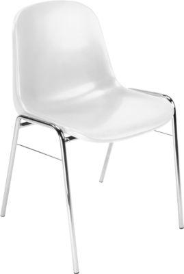 Nowy Styl Formschalenstuhl Beta, stapelbar, desinfektionsmittelbeständig, Sitzhöhe 460 mm, weiß