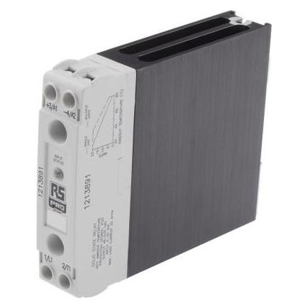 RS PRO DIN Rail 22.5mm, 530/vac, 20Amps, VDC (1213891)