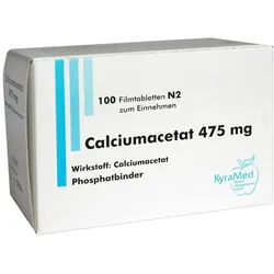 Calciumacetat 475 mg Filmtabletten 100 St