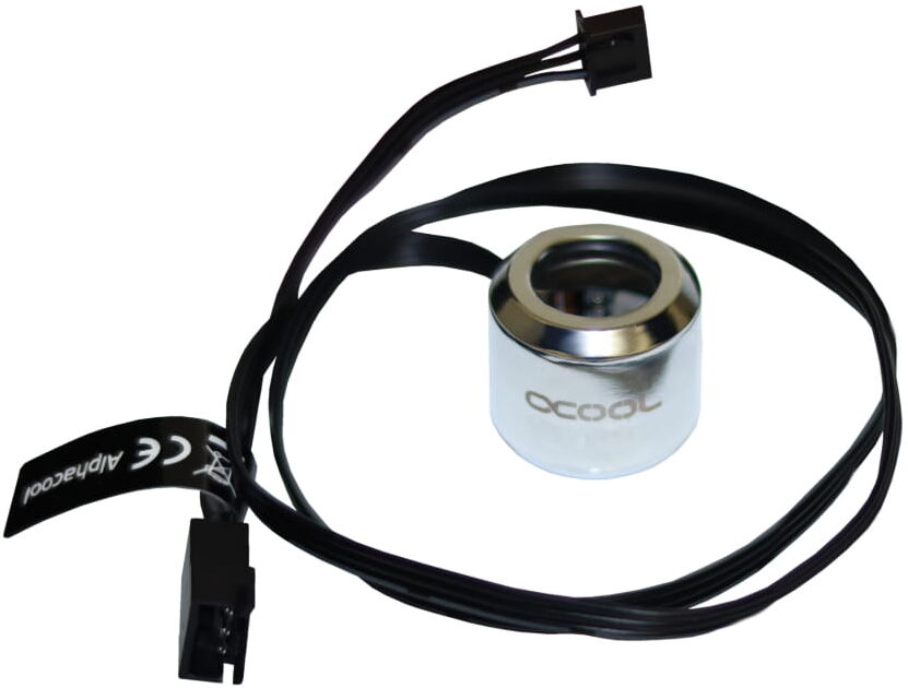 Alphacool Aurora HardTube LED Ring 13mm Chrome - Digital RGB