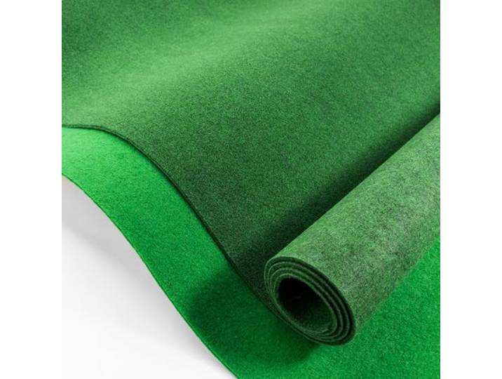Primaflor Rasenteppich Garden B1 200 x 600 cm Hellgrün 5 mm CFL-S1 ohne Noppen Resine-Rücken Teppichrasen Meterware für Messebau, Ausstellungen, Ladenbau und Modellbau