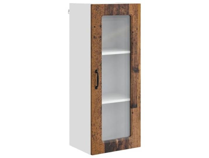 HKTMGDNG Küchen Wandschrank Hängeschrank Holzwerkstoff 40x31x100 cm Schlanker Vorratsschrank für Küche und Esszimmer schafft Ordnung auf drei Ebenen und spart wertvolle Bodenfläche.
