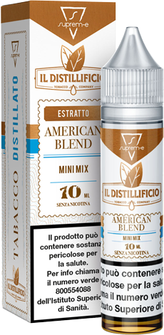 Suprem-e American Blend Il Distillificio Liquido Mini Shot Mix 10ml Tabacco