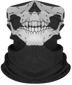 Uplifted Goods Breathable Summer Cycling Face Mask Bandana For Outdoor Sports white