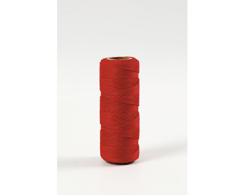Creativ Company CC bamboe koord, 1 mm, rood, 65 meter