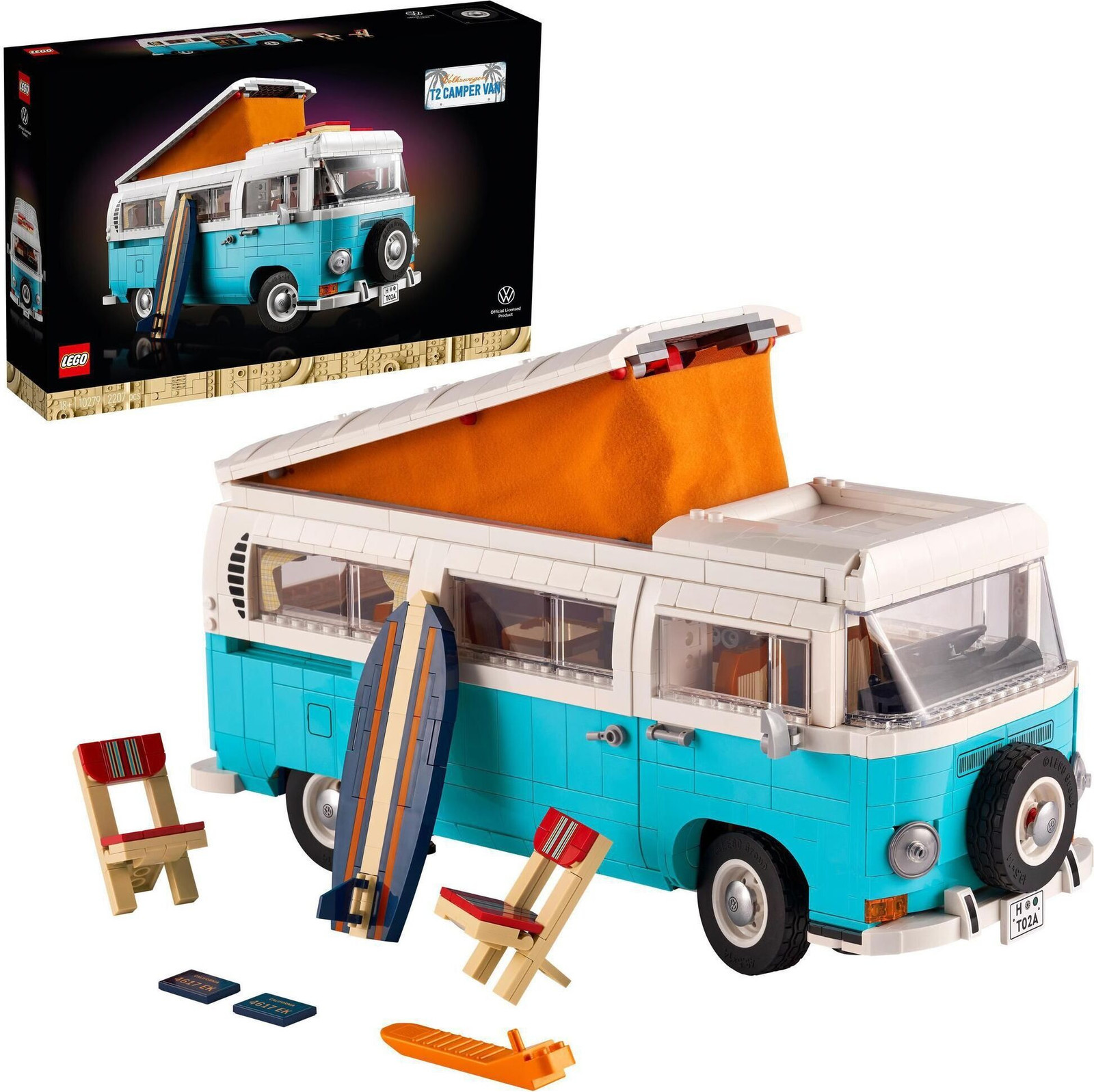 LEGO Icons 10279 Volkswagen T2 Camperbus Modelbouwsset