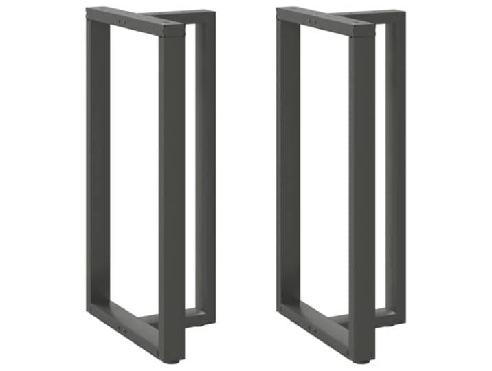 hliofuir Bartischbeine 2er Set T-Form Stahl Anthrazit 60x35x110 cm Robuste Kufen aus Stahl für Stehtische in Küche und Gastronomie. Verstellbare Füße sorgen für sicheren Stand.