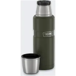 Thermos Stainless King Beverage 0.4 Army Thermoskanne, Thermoskanne, Grün