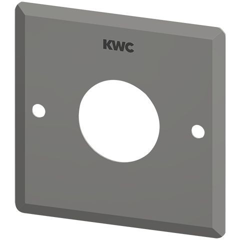 KWC Aquarotter GmbH KWC Aquarotter Edelstahlabdeckplatte, 110x110 mm, Bohrung für Betätigung, 2000105589, 2000105589 2000105589