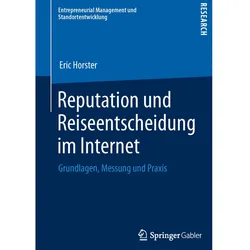 Reputation und Reiseentscheidung im Internet, Fachbücher von Eric Horster