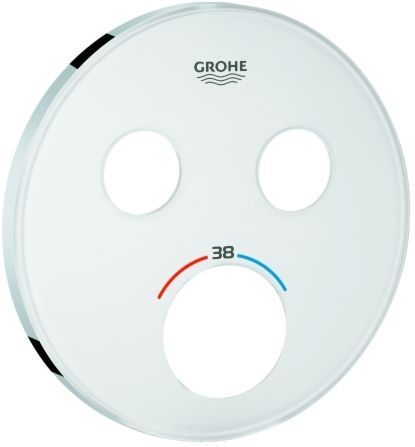 Grohe Rosette 49033 49033LS0 UP-THM mit 2 ASV moon white