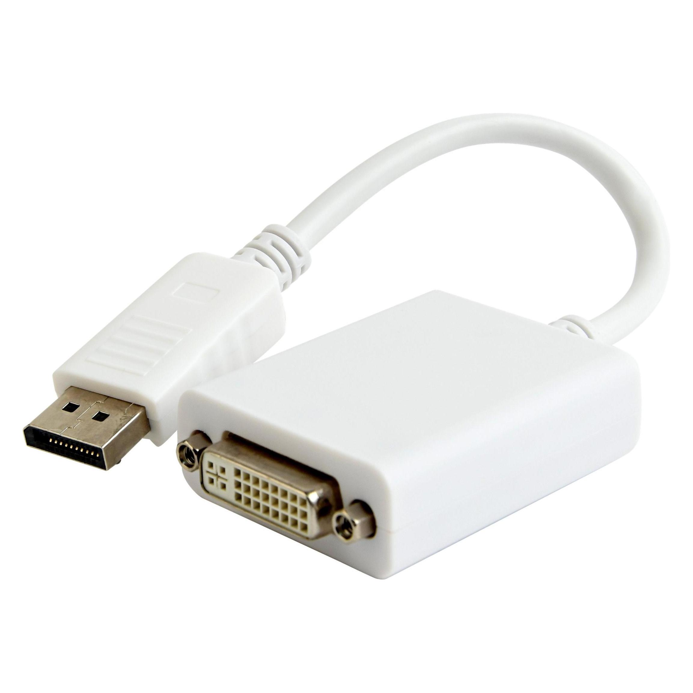 Gembird A-DPM-DVIF-03-W video cable adapter DisplayPort DVI Black (DisplayPort, DVI) (A-DPM-DVIF-03-W)