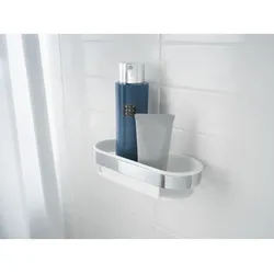 Keuco Smart.2 Duschkorb 14758010100 chrom/weiß, mit Kunststoff-Einsatz