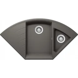 Schock Unterbau-Einbauspüle Lotus C-150 U Silverstone inkl. Resteschale