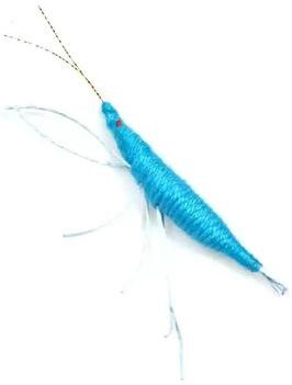 Inspire Essentials Catnip Prawn Cat Toy For Interactive Play And Chewing blue